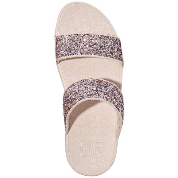 FitFlop Women's Lulu Multi-Tonal Glitter Wedge Sandals - Picture 3 of 4